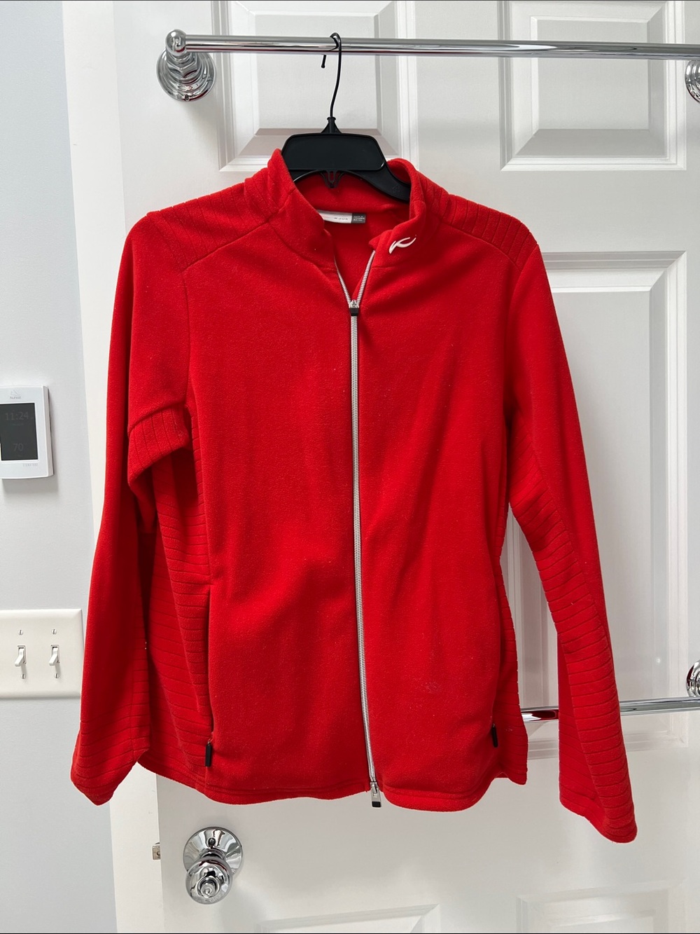 KJUS Women’s Red Zip-Front Utility Jacket